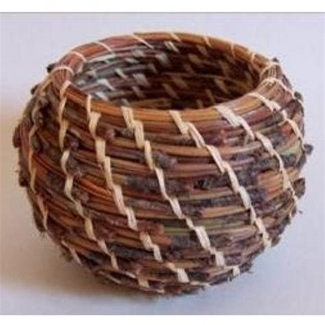 Quick Start Pine Needle Round Basket Weaving Kit Makes One In