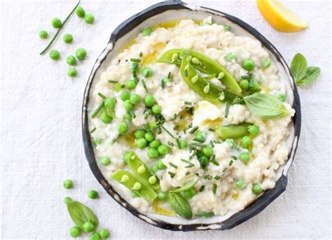 Pea Goat Cheese Risotto Recipe Ciaoflorentina