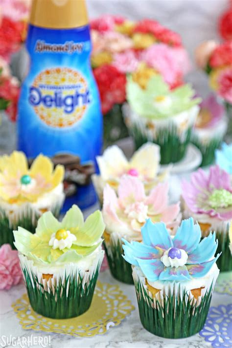 Easy Chocolate Flower Cupcakes Sugarhero