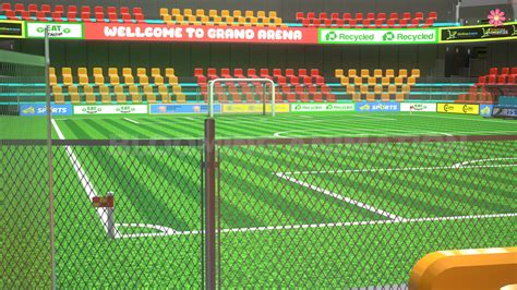 ArtStation - Cartoony football stadium | Game Assets