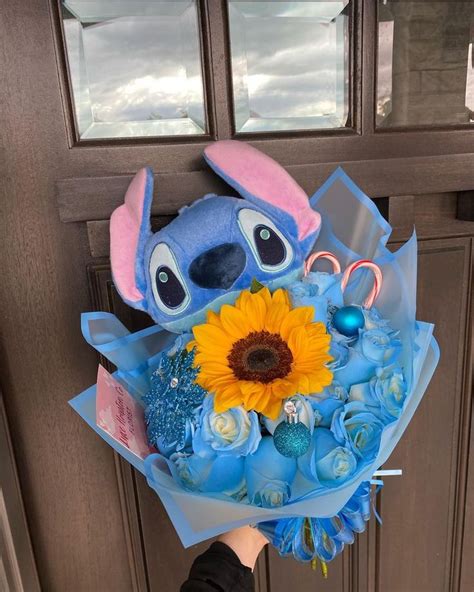 Snitch Ramos Stitch Gift Christmas Flower Arrangements Cute Stitch