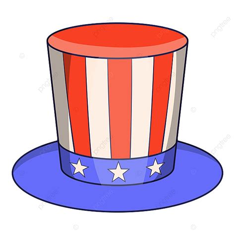 Cartoon Styles Clipart Vector American Hat Icon Cartoon Style Style