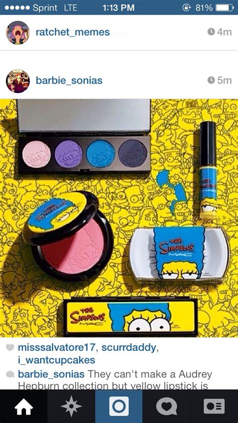 The Simpsons Mac Collection Make Up Geek Mac Make Up Marge Simpson