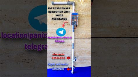 Iot Based Smart Blind Stick With Voice Assistance Best Iot Project Iot Trending Project