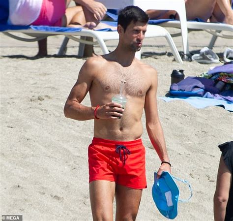 Novak Djokovic Enjoys A Spot Of Kayaking And Yoga As He Soaks Up Sun In