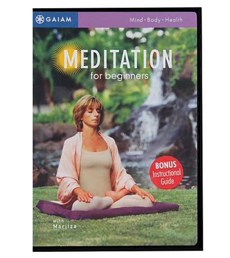 Gaiam Meditation For Beginners Dvd At