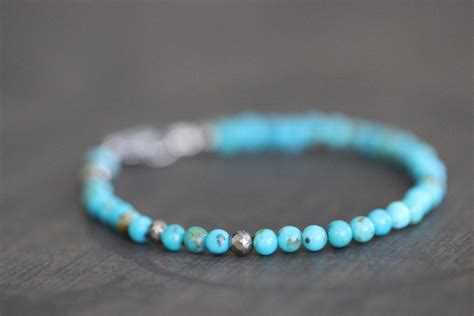 Turquoise Bracelet Beaded Bracelet Kingman Turquoise