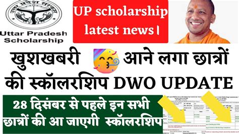 Up Scholarship Latest News Today UP Scholarship Status 2022 23