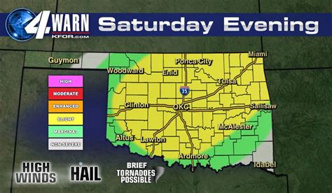 Weekend severe weather risk for Oklahoma | KFOR.com Oklahoma City