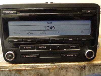 VW RCD 310 Car Radio Cd Player Golf Passat Touran Caddy Scirocco