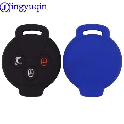 Jingyuqin P Remote Buttons Silicone Car Key Case Cover For Benz