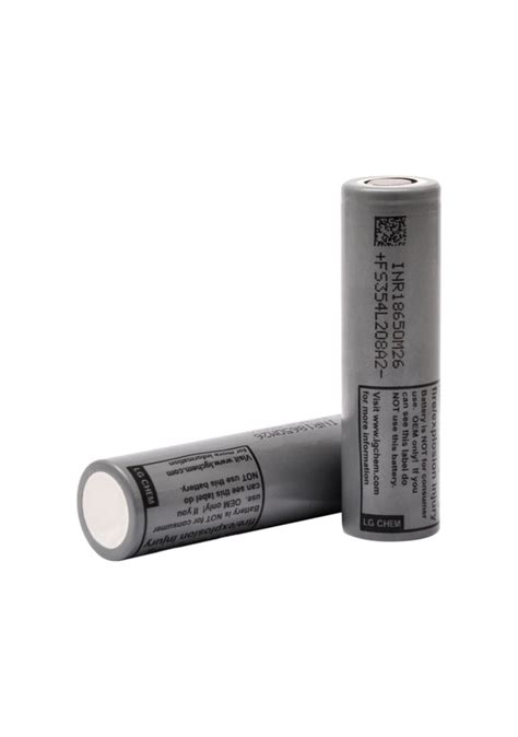 LG Chem INR18650M26 2600 mAh 3 7 V 10A Li Ion Şarj Edilebilir Pil