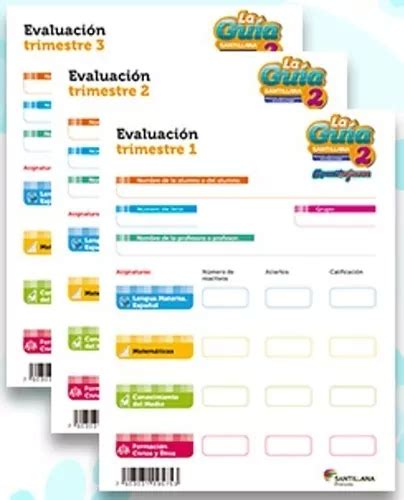 Evaluaciones Trimestrales La Gu A Santillana Ro Primaria En Venta En