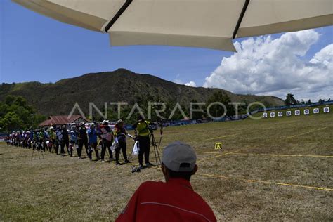 Babak Kualifikasi Panahan M Recurve Pon Papua Antara Foto