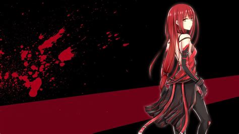 Anime Girl Red Hair Wallpapers Wallpaper Cave