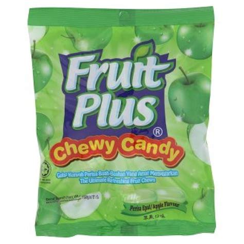 Fruit Plus Chewy Candy 150g Apple Flavour 3 Packs