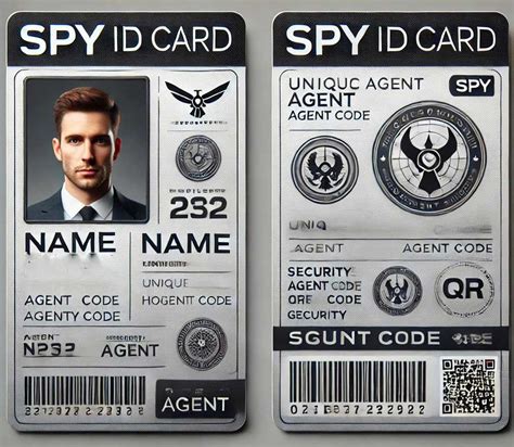Spy Id Cards To Print Out Free Spyforkids