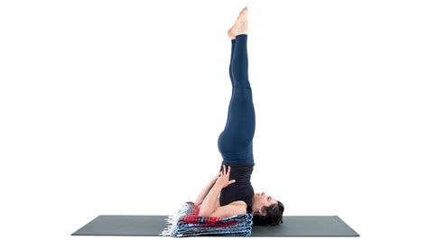 How To Do Shoulder Stand Pose Salamba Sarvangasana Yogauonline