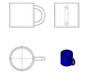 Hidden detail - Manual Orthographic drawing