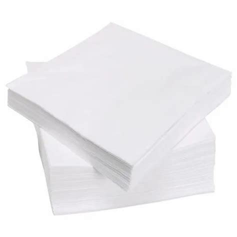 Soft White Plain Paper Napkin Size X At Packet In Greater