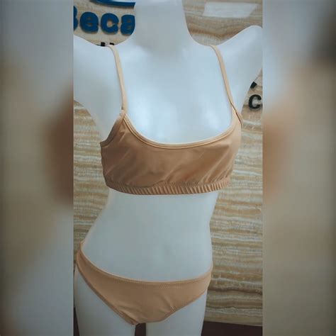 China Production Swimwear String Bandeau Bikini Girl High Quality White Swimsuit Women Low Moq