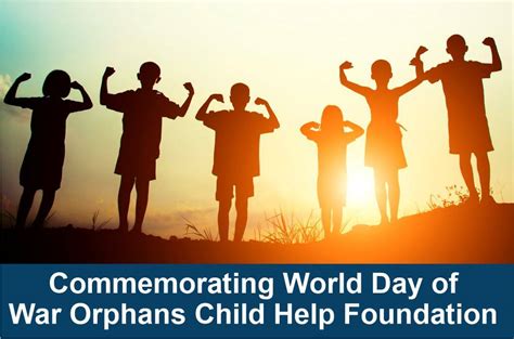 Honouring Resilience Commemorating World Day Of War Orphans