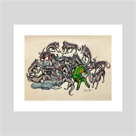 Pack Of Jackals An Art Print By Joseph Rosa Inprnt