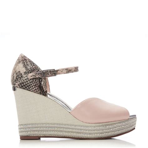 Monica Nude Leather Sandals From Moda In Pelle UK