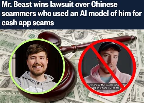 Mr Beast Wins Lawsuit Over Chinese Scammers Who Used An Al Model Of