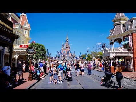 Magic Kingdom Main Street Usa Walkthrough Experience W Shops In K