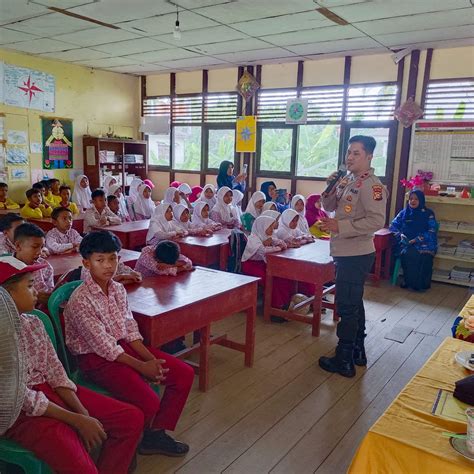 Ingatkan Stop Bullying Dan Berbakti Kepada Ortu Kapolsek Sungai Batang