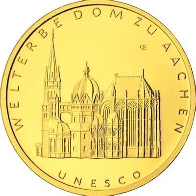 Deutschland 100 2012 D Aachener Dom 1 2 Oz Gold Incl Etui Co