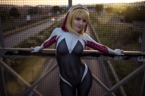 Gwen Stacy Spider Gwen Cosplay Wallpaperhd Superheroes Wallpapers4k