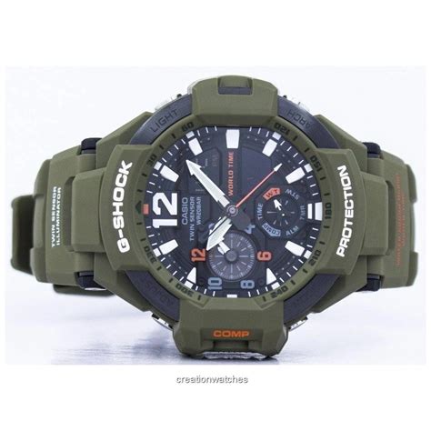 Casio G Shock Gravitymaster Analog Digital Twin Sensor World Time GA