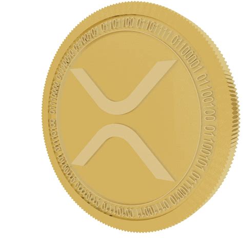 D Xrp Gold Coin Model Turbosquid