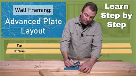 Learn How To Do Wall Framing Plate Layout Step By Step Youtube