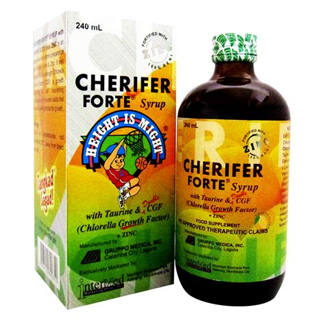 Cherifer Forte With Zinc Taurine Double Chlorella Growth Factor