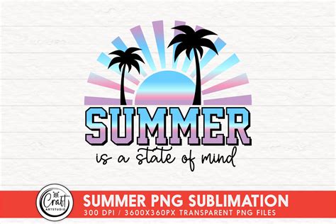 Retro Summer Png Sublimation Graphic By Craftartstudio Creative Fabrica