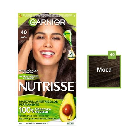 Tinte Para Cabello Garnier Nutrisse 40 Moca Walmart