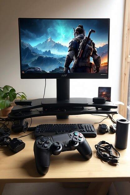 Premium Photo | Setup gaming pc