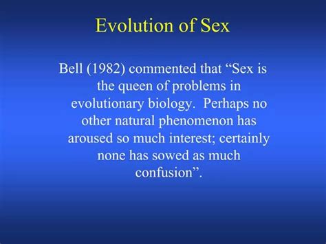 Ppt Evolution Of Sex Powerpoint Presentation Free Download Id 335873