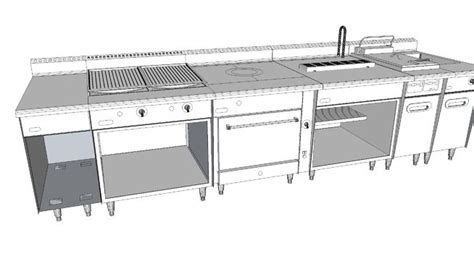 Restaurant Kitchen Set 3d Warehouse