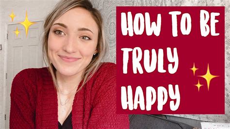 How To Be Happy In 2019 Youtube