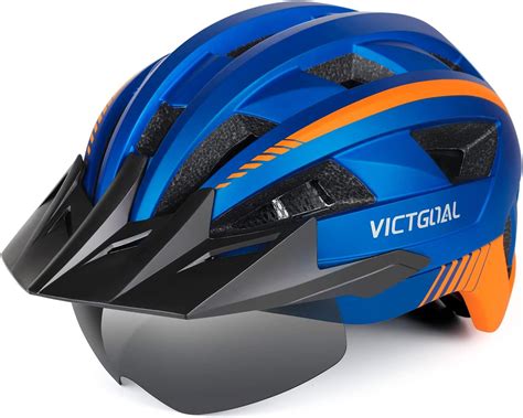 VICTGOAL Adult Bike Helmet For Men Women Detachable Magnetic Goggles