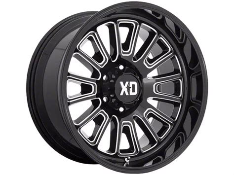 Xd Tacoma Rover Gloss Black Milled 6 Lug Wheel 22x10 18mm Offset Xd86422068318n 05 15 Tacoma