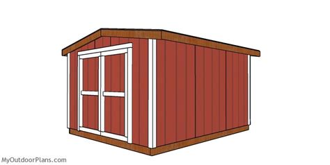 10x12 Barn Shed Plans | MyOutdoorPlans