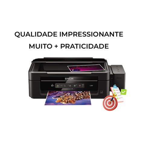 Impressora Epson L355 Ecotank A4 SEMI NOVA SUBLIMÁTICA Rei Da