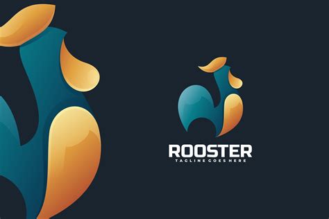 Rooster Gradient Colorful Logo – MasterBundles