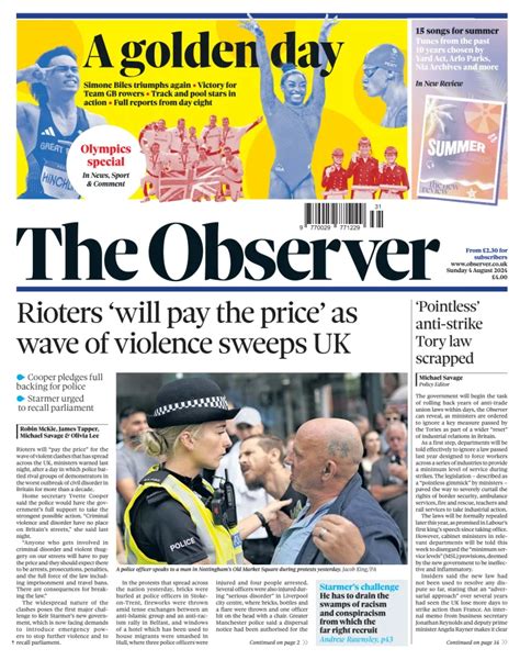 The Observer Newspaper Subscription Pressreader