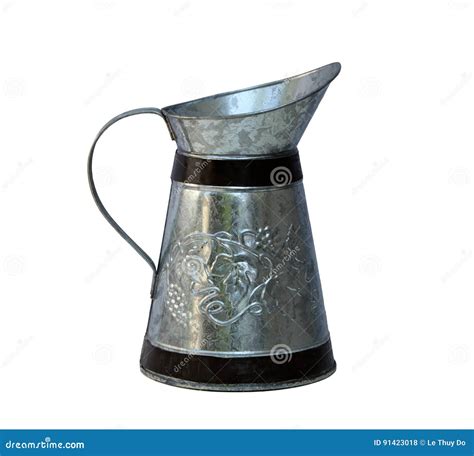 Metal Pitcher Stock Photo Image Of Still Metal Shabby 91423018